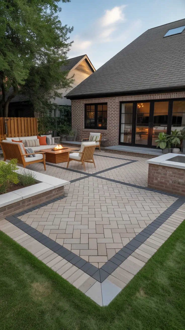 Paver Patio Patterns 2026: Stylish Layout Ideas with Brick, Stone & Herringbone Designs