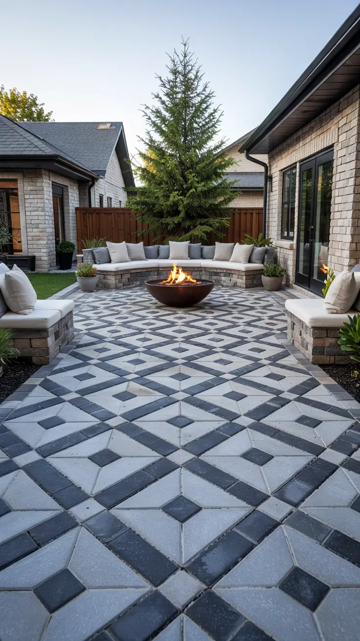 Paver Patio Patterns 2026: Stylish Layout Ideas with Brick, Stone & Herringbone Designs