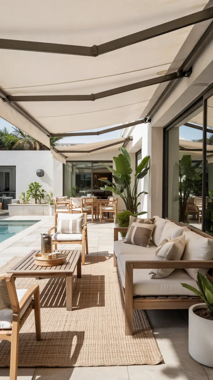 Retractable Awning Ideas 2026 for Stylish Patio, Backyard & Outdoor Living