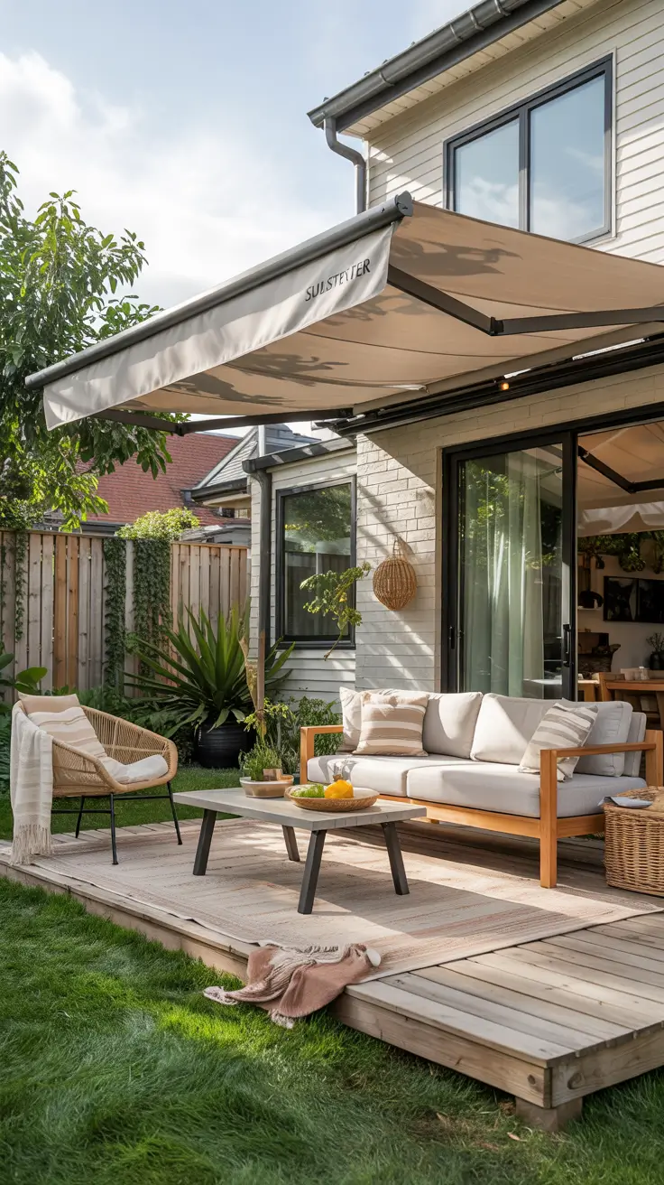 Retractable Awning Ideas 2026 for Stylish Patio, Backyard & Outdoor Living