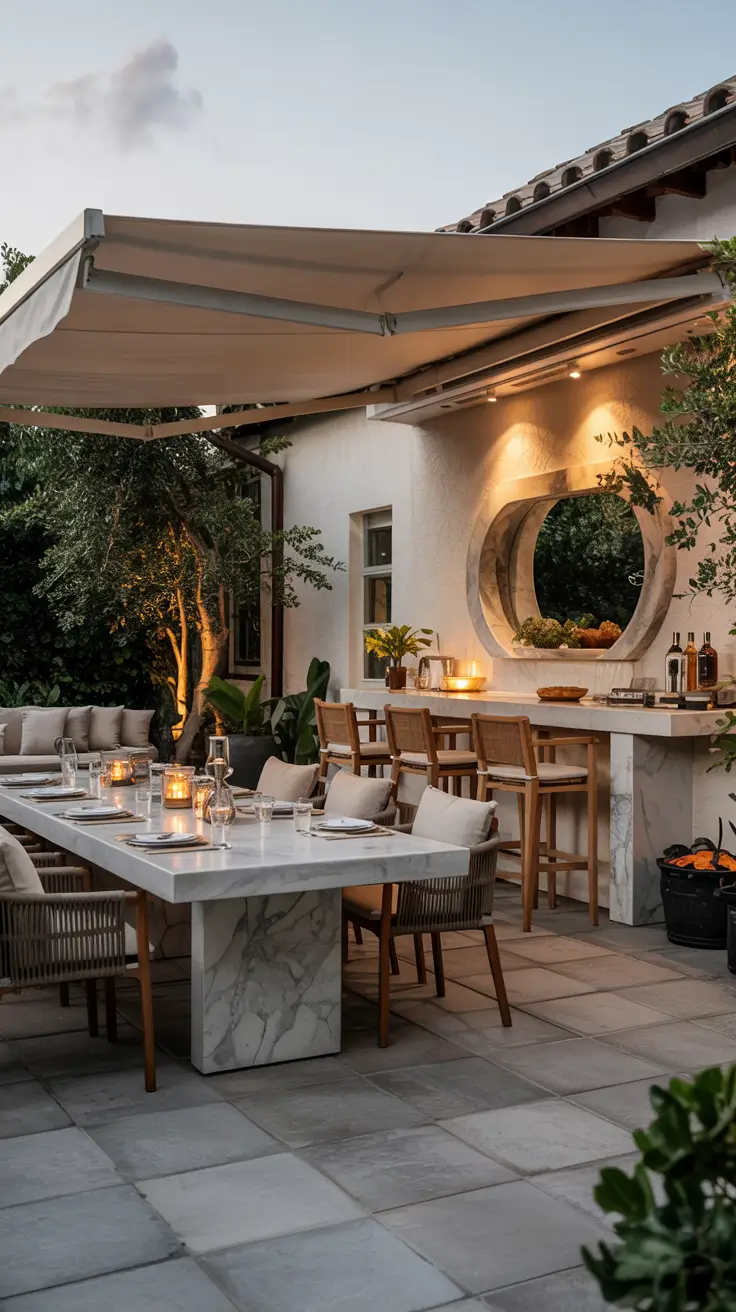 Retractable Awning Ideas 2026 for Stylish Patio, Backyard & Outdoor Living