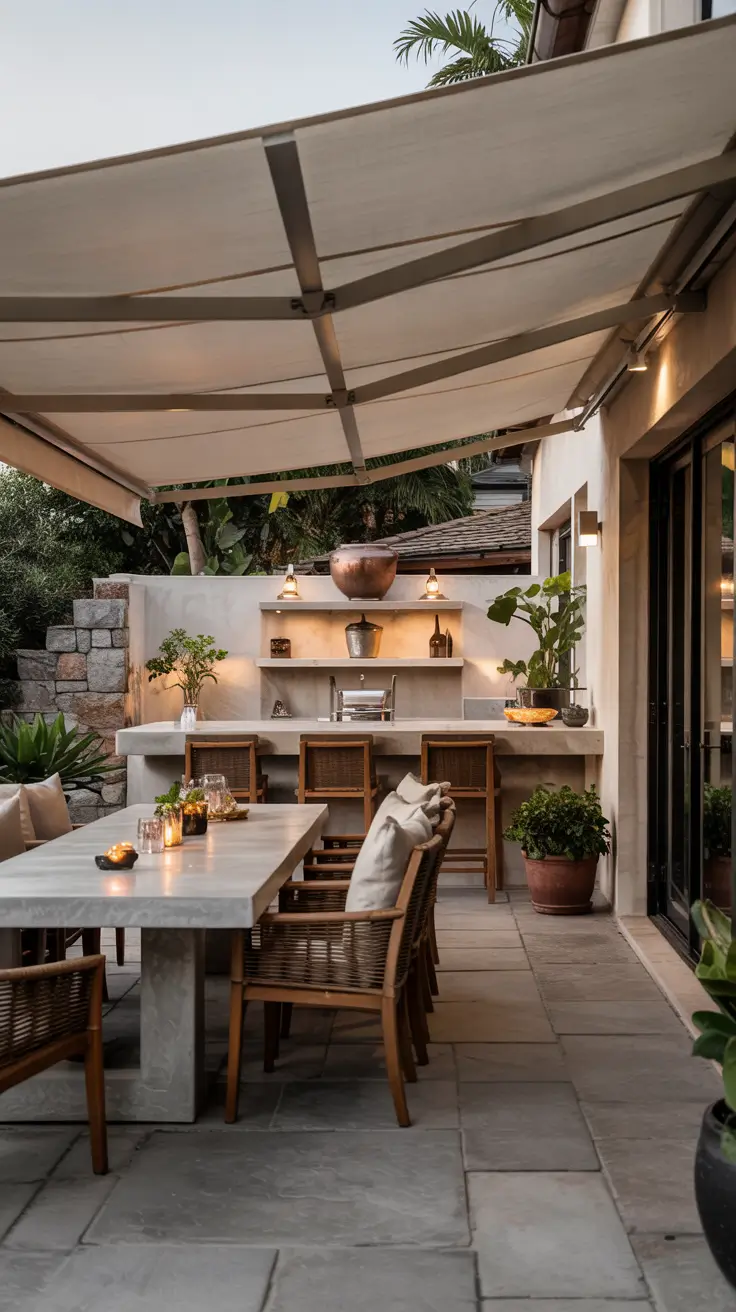 Retractable Awning Ideas 2026 for Stylish Patio, Backyard & Outdoor Living