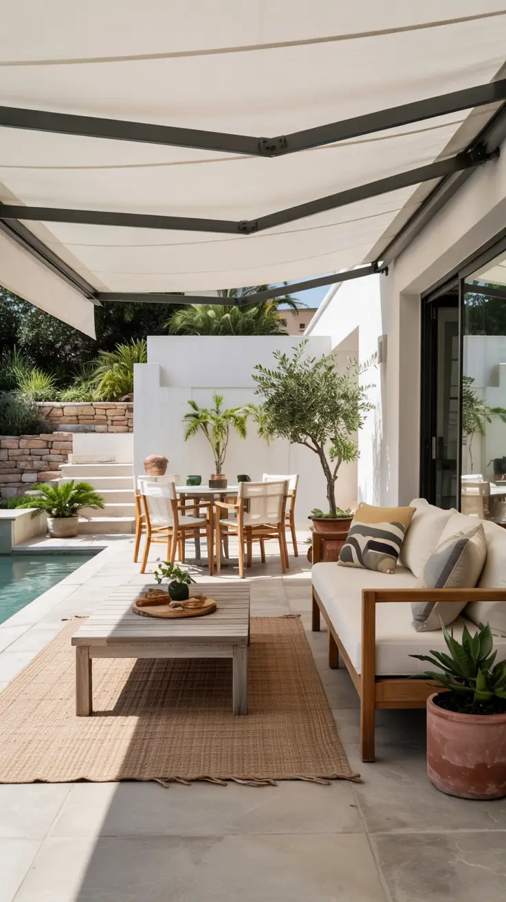 Retractable Awning Ideas 2026 for Stylish Patio, Backyard & Outdoor Living