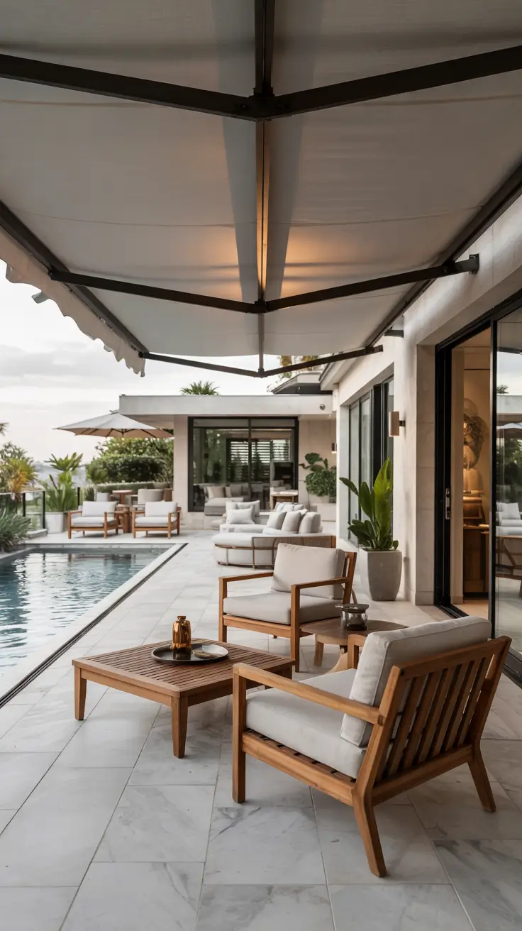 Retractable Awning Ideas 2026 for Stylish Patio, Backyard & Outdoor Living