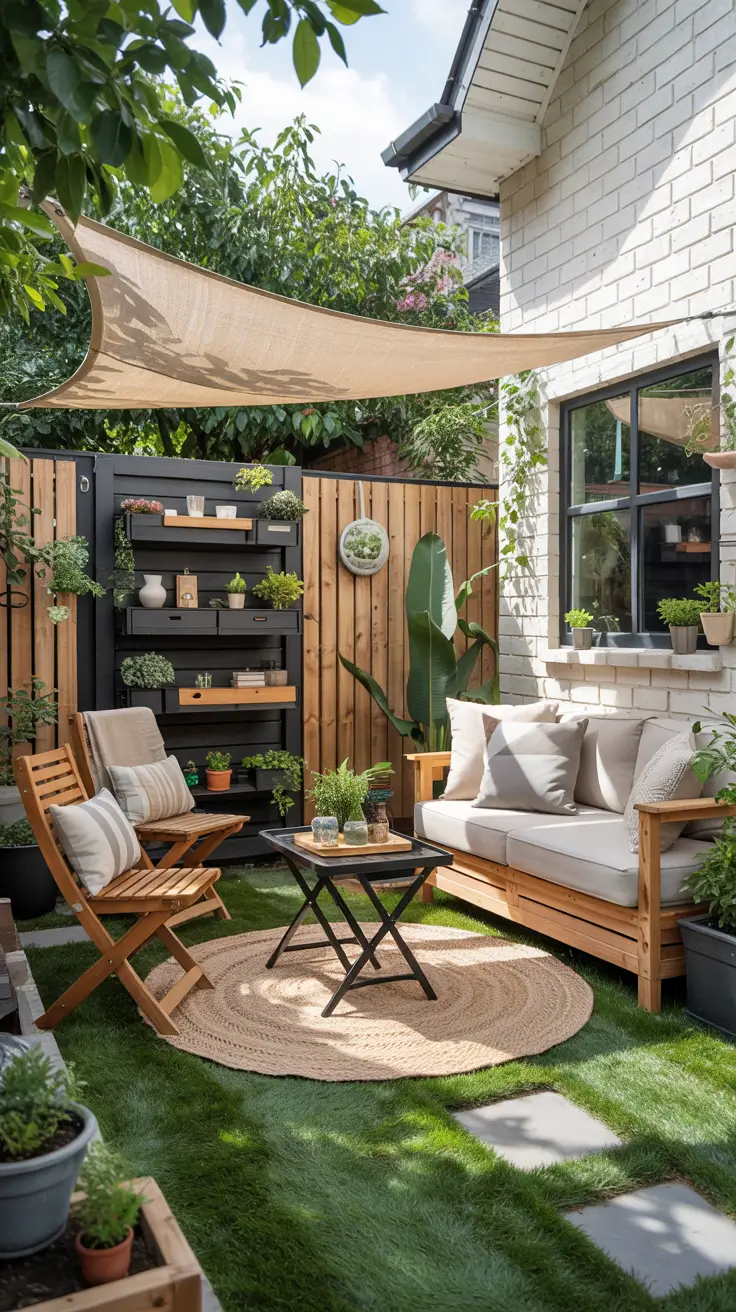 Shade Sail Backyard Ideas 2026: Triangle, Rectangle & Modern Sun Shade Designs