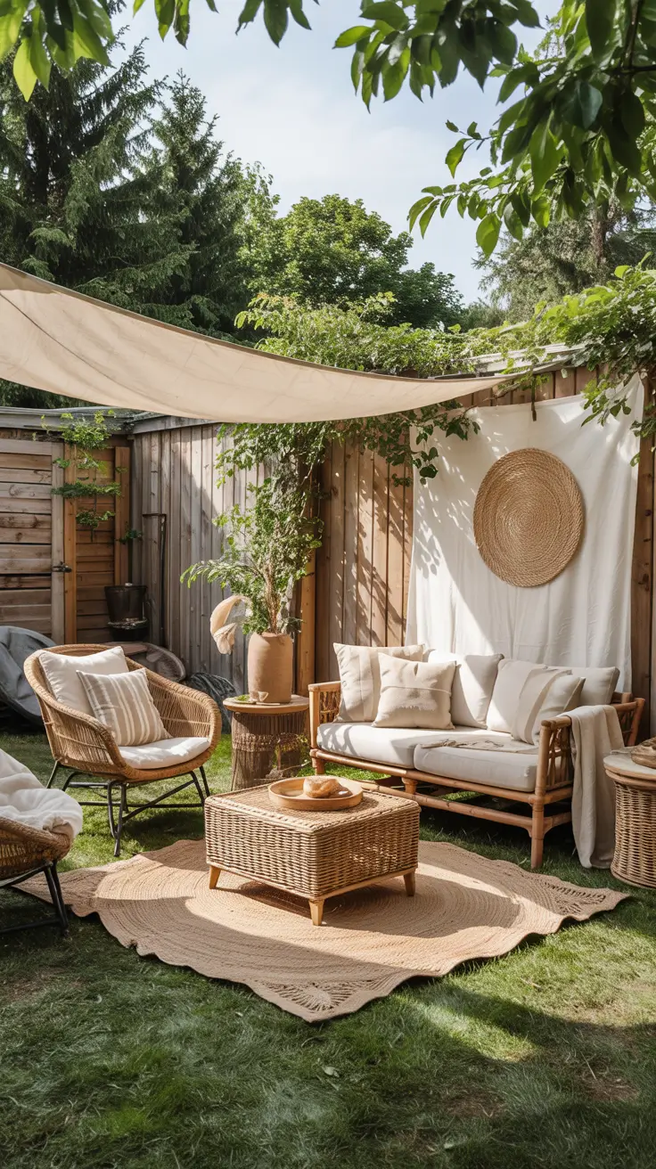 Shade Sail Backyard Ideas 2026: Triangle, Rectangle & Modern Sun Shade Designs