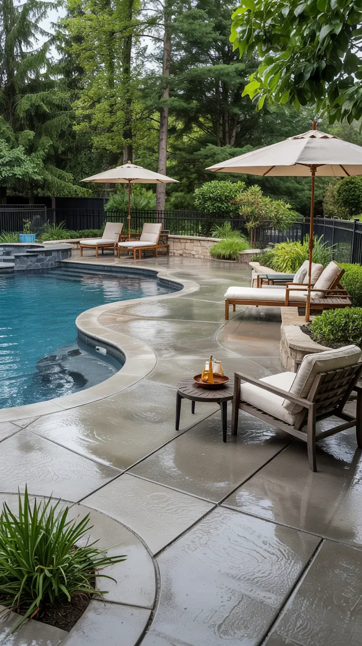 Stamped Concrete Patio Ideas 2026 - Modern Backyard Designs, Layouts, and Colors