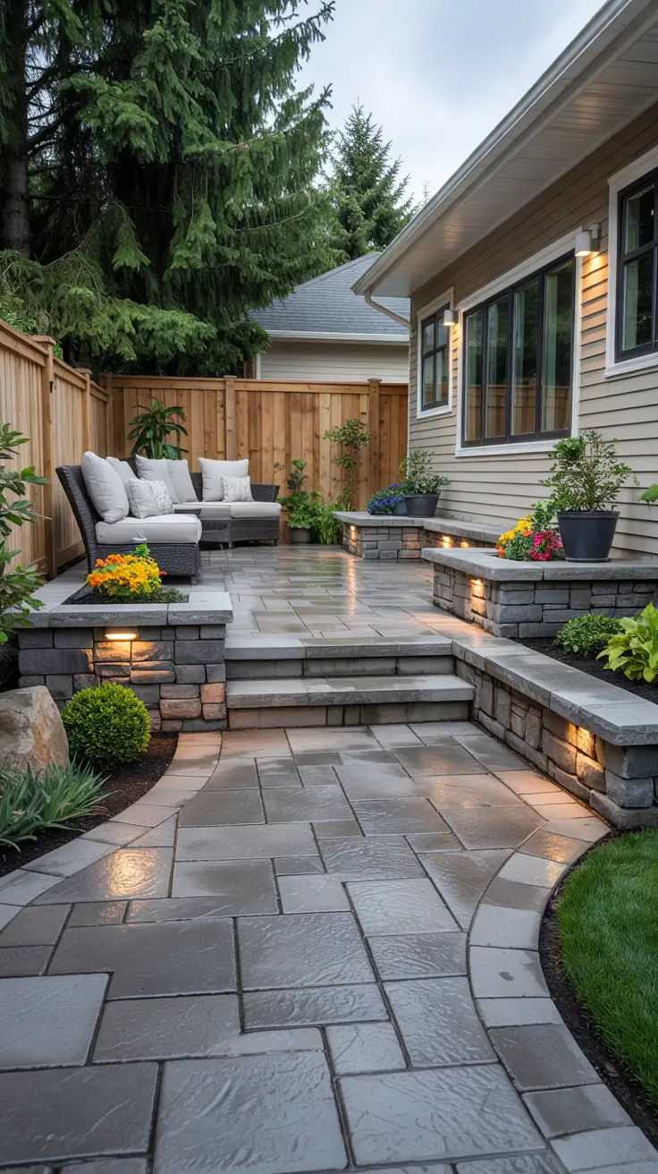 Stamped Concrete Patio Ideas 2026 - Modern Backyard Designs, Layouts, and Colors