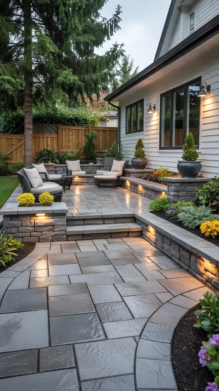 Stamped Concrete Patio Ideas 2026 - Modern Backyard Designs, Layouts, and Colors