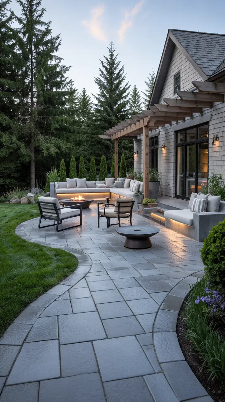 Stamped Concrete Patio Ideas 2026 - Modern Backyard Designs, Layouts, and Colors