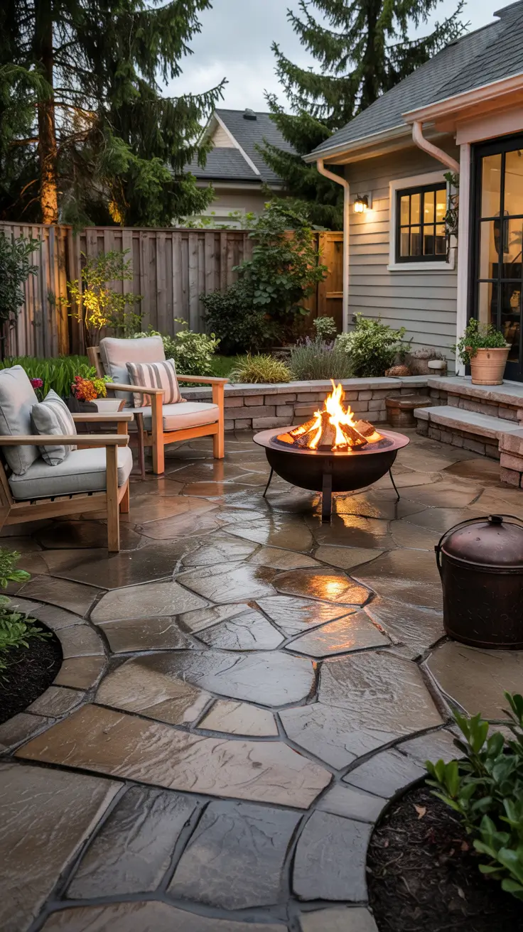 Stamped Concrete Patio Ideas 2026 - Modern Backyard Designs, Layouts, and Colors