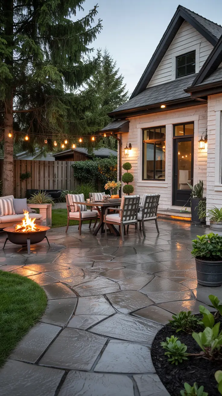 Stamped Concrete Patio Ideas 2026 - Modern Backyard Designs, Layouts, and Colors