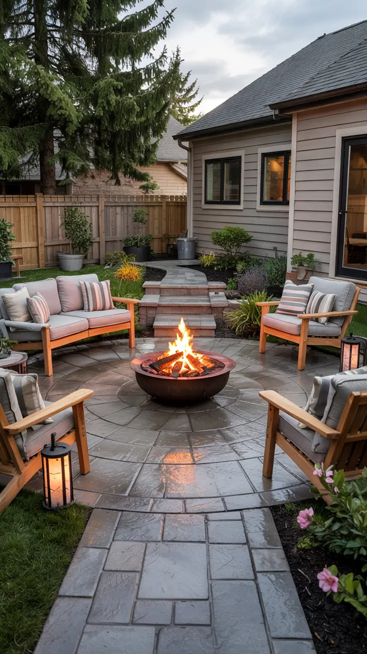 Stamped Concrete Patio Ideas 2026 - Modern Backyard Designs, Layouts, and Colors