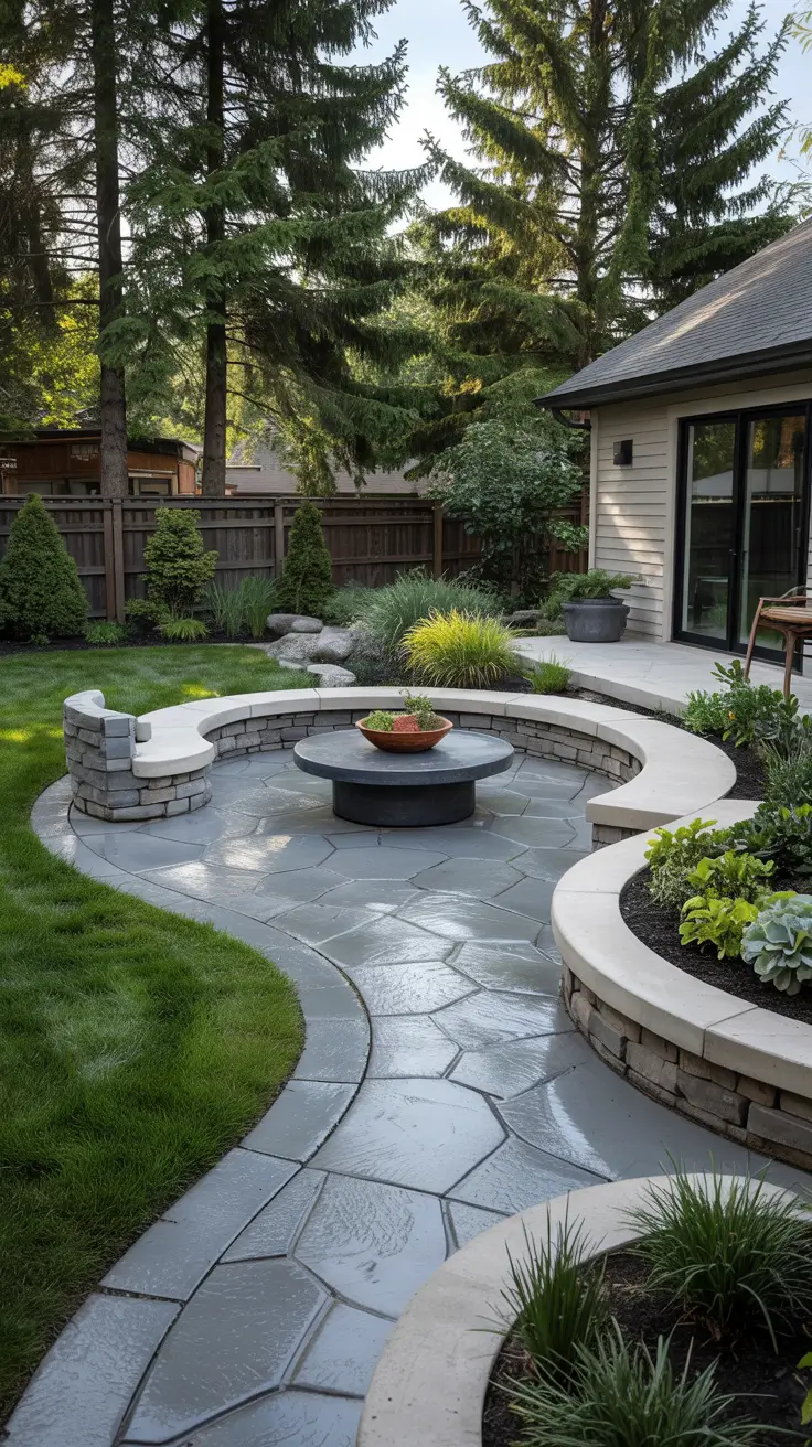 Stamped Concrete Patio Ideas 2026 - Modern Backyard Designs, Layouts, and Colors