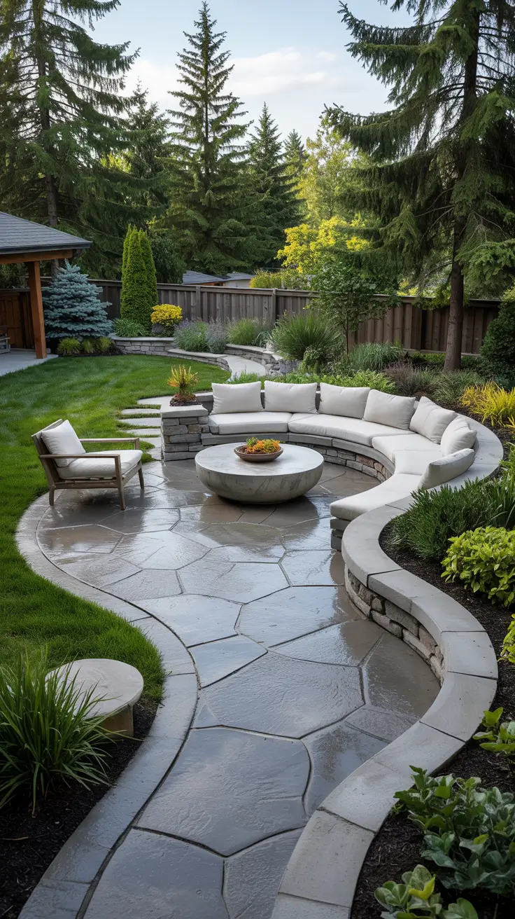 Stamped Concrete Patio Ideas 2026 - Modern Backyard Designs, Layouts, and Colors