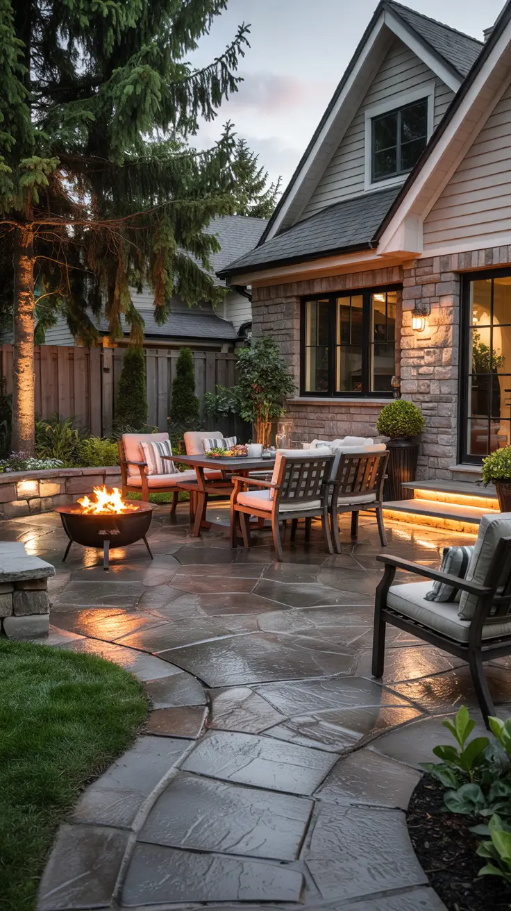 Stamped Concrete Patio Ideas 2026 - Modern Backyard Designs, Layouts, and Colors