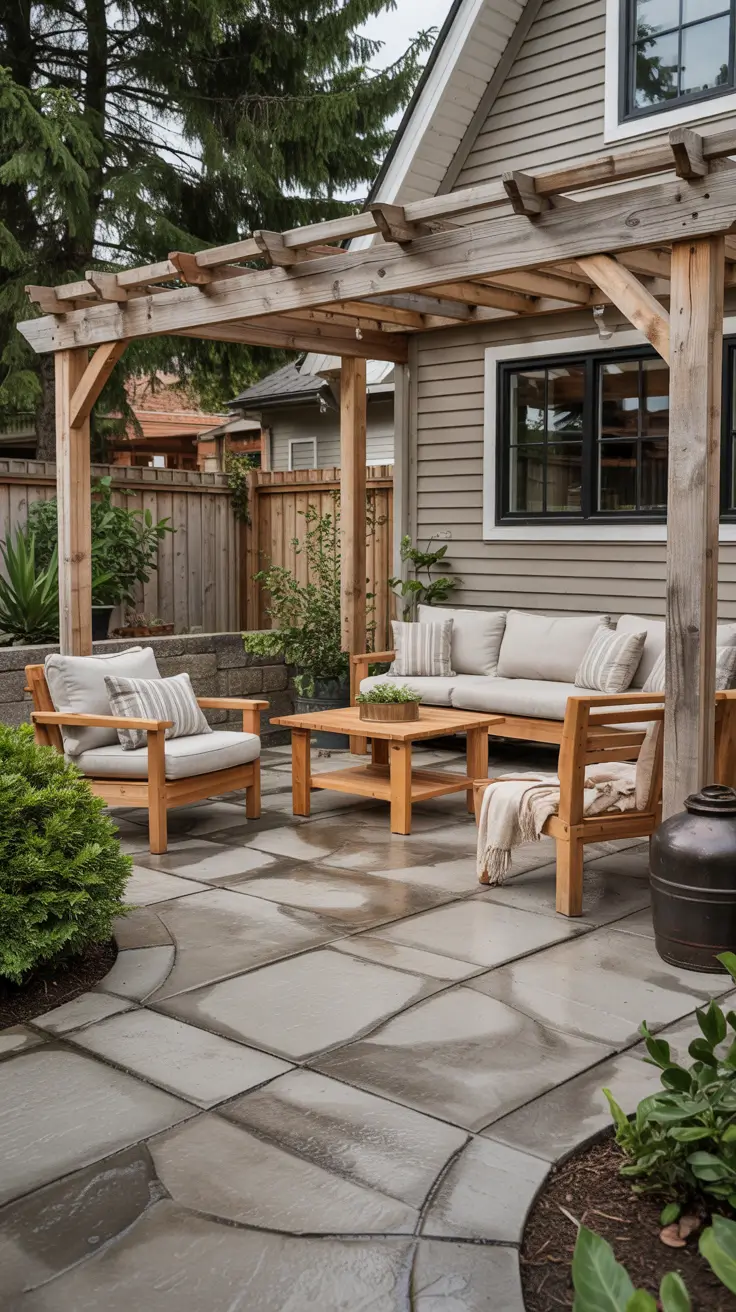 Stamped Concrete Patio Ideas 2026 - Modern Backyard Designs, Layouts, and Colors