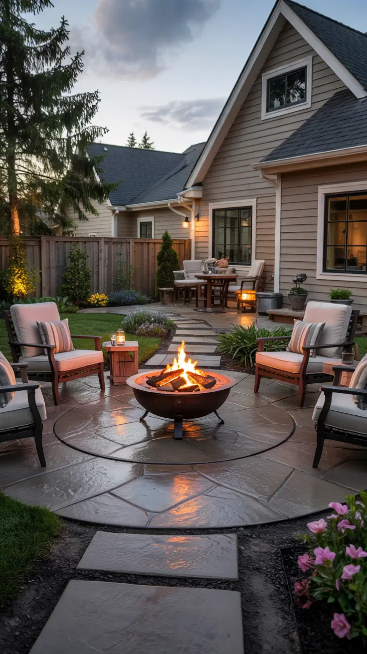 Stamped Concrete Patio Ideas 2026 - Modern Backyard Designs, Layouts, and Colors