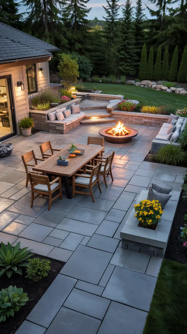 Stamped Concrete Patio Ideas 2026 - Modern Backyard Designs, Layouts, and Colors
