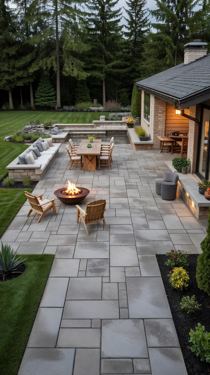 Stamped Concrete Patio Ideas 2026 - Modern Backyard Designs, Layouts, and Colors