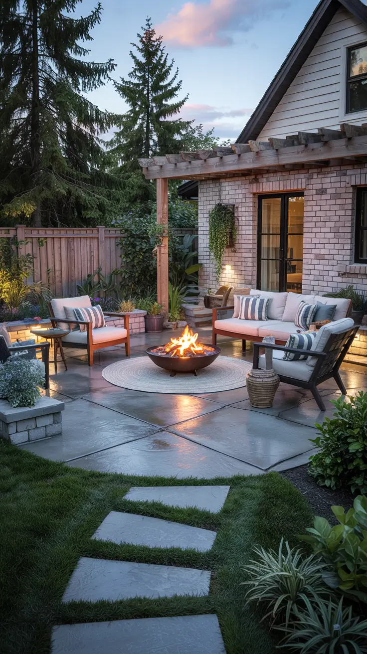 Stamped Concrete Patio Ideas 2026 - Modern Backyard Designs, Layouts, and Colors