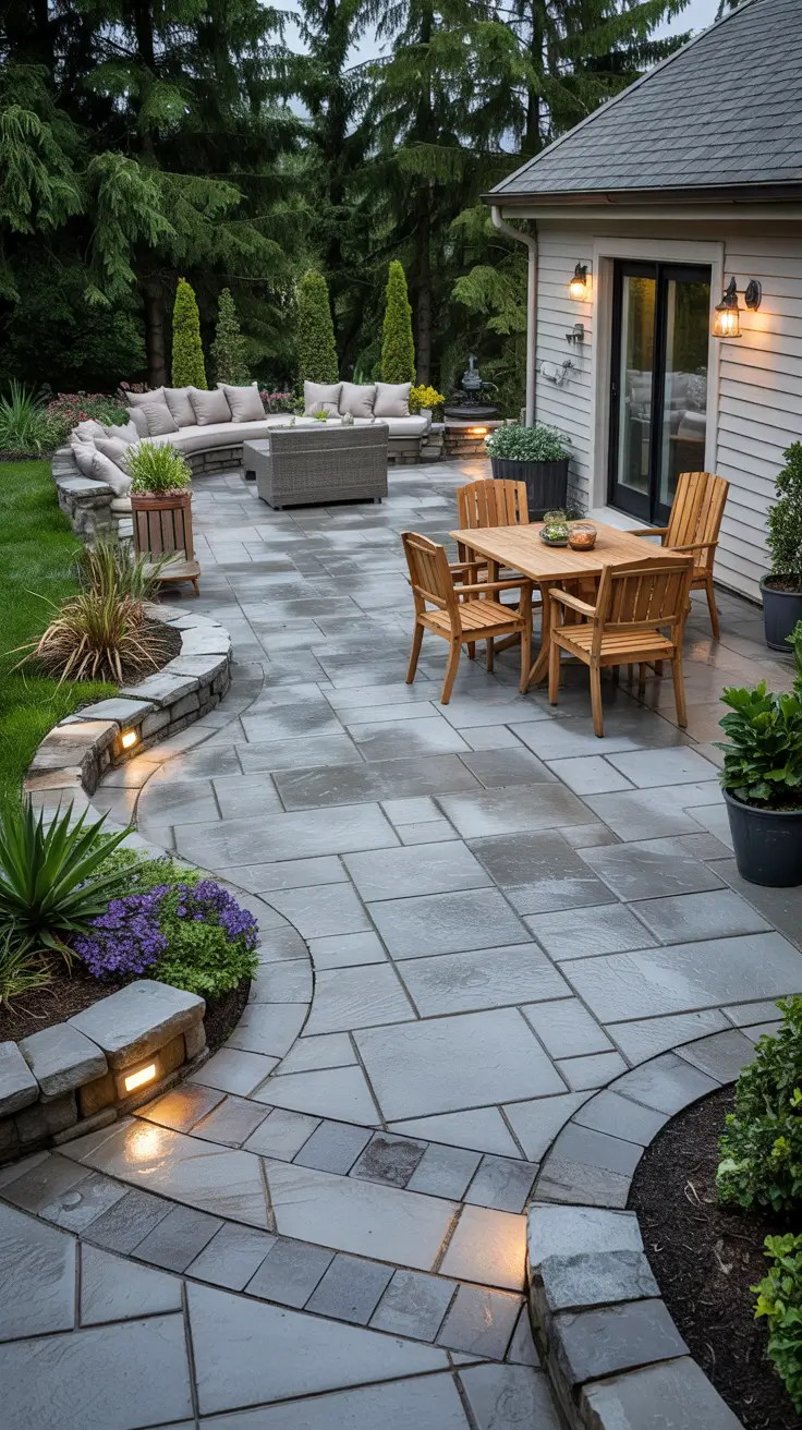 Stamped Concrete Patio Ideas 2026 - Modern Backyard Designs, Layouts, and Colors