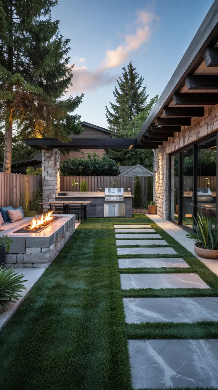 Artificial Grass Backyard Ideas 2026 - Modern Design, Walkways, Patio and Landscaping Inspiration