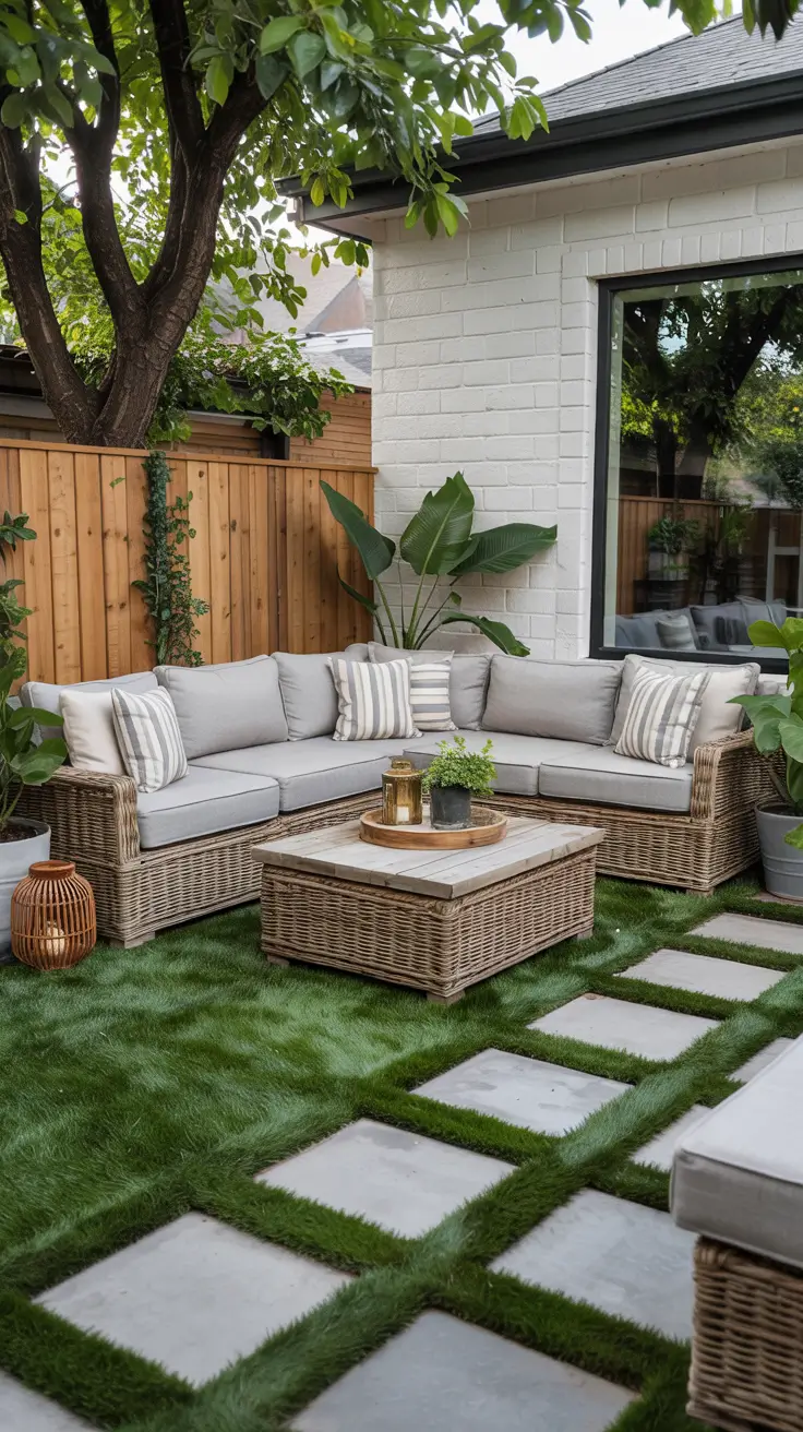 Artificial Grass Backyard Ideas 2026 - Modern Design, Walkways, Patio and Landscaping Inspiration