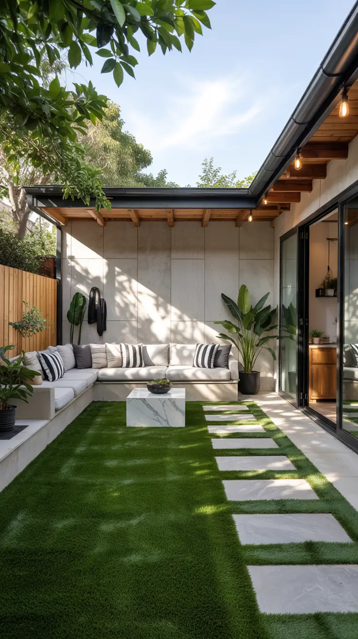 Artificial Grass Backyard Ideas 2026 - Modern Design, Walkways, Patio and Landscaping Inspiration