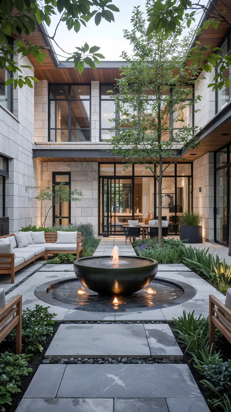 Courtyard Water Feature Ideas 2026: Modern, Small & Mediterranean Designs