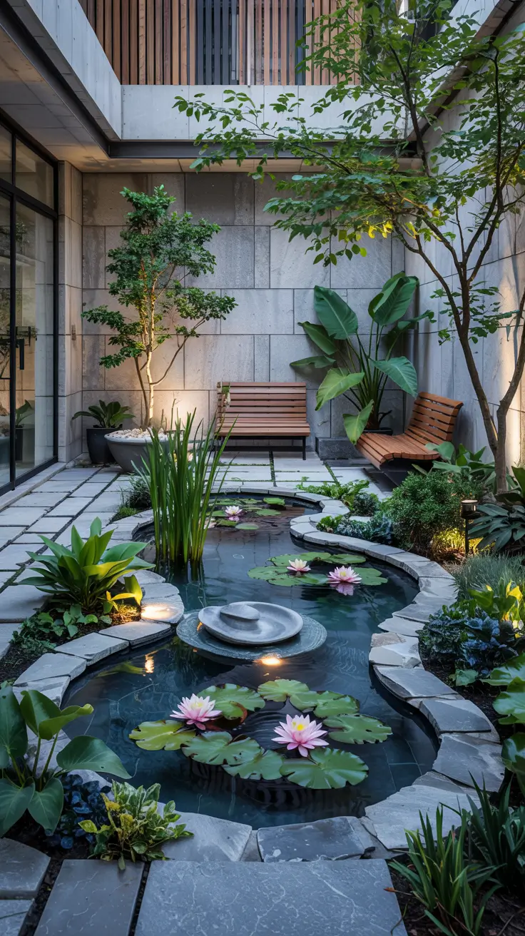 Courtyard Water Feature Ideas 2026: Modern, Small & Mediterranean Designs