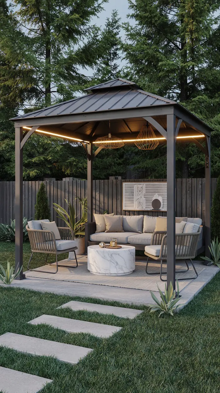 Gazebo Lighting Ideas 2026: DIY, Solar & Modern Outdoor Backyard Inspiration