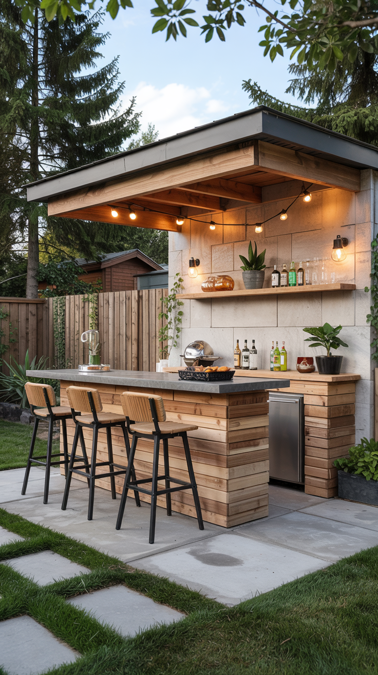 Outdoor Bar Ideas on Backyard 2026: DIY, Rustic & Modern Patio Bar Inspiration