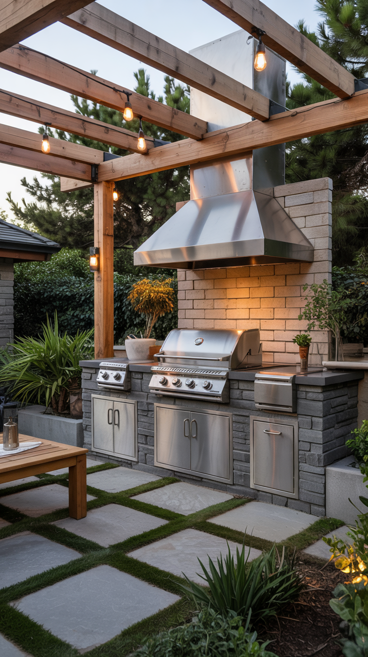 Outdoor BBQ Area with Roof 2026: Top Rooftop & Backyard Grill Design Ideas