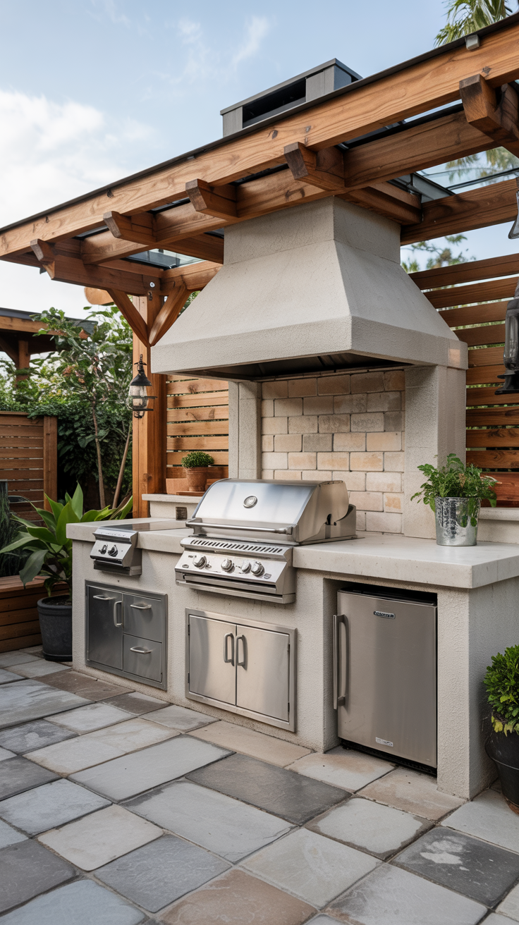 Outdoor BBQ Area with Roof 2026: Top Rooftop & Backyard Grill Design Ideas