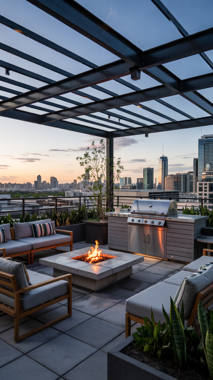 Outdoor BBQ Area with Roof 2026: Top Rooftop & Backyard Grill Design Ideas