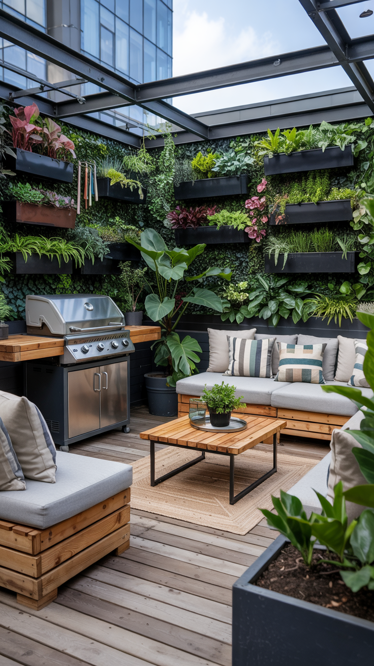 Outdoor BBQ Area with Roof 2026: Top Rooftop & Backyard Grill Design Ideas
