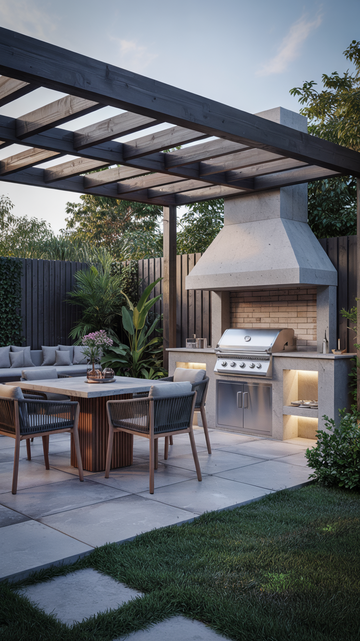 Outdoor BBQ Area with Roof 2026: Top Rooftop & Backyard Grill Design Ideas