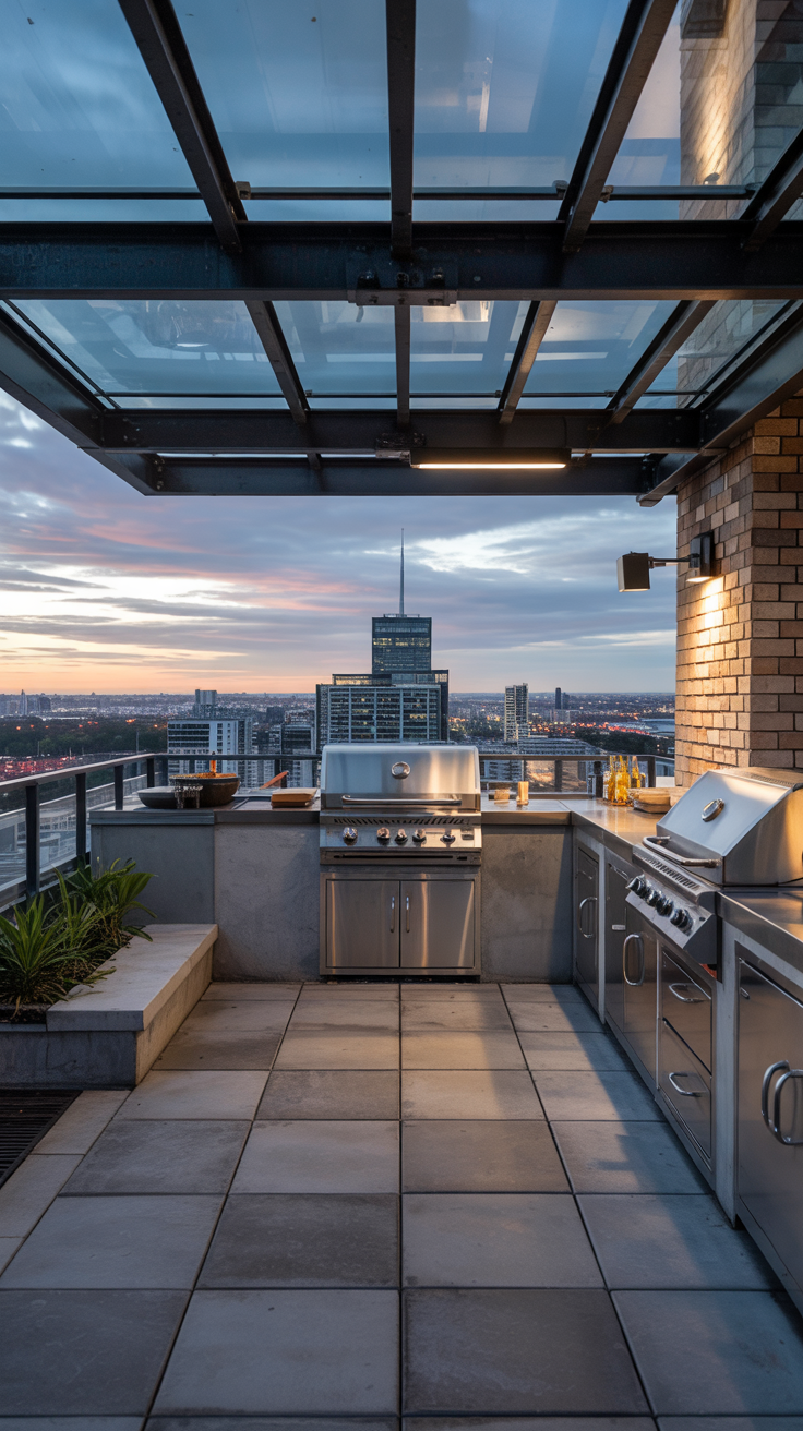 Outdoor BBQ Area with Roof 2026: Top Rooftop & Backyard Grill Design Ideas