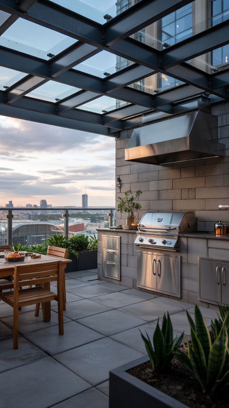 Outdoor BBQ Area with Roof 2026: Top Rooftop & Backyard Grill Design Ideas