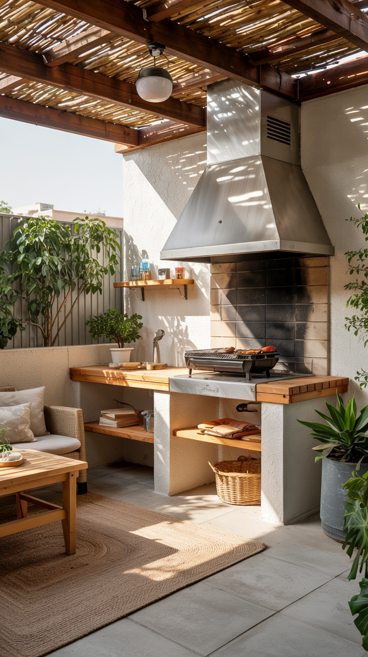Outdoor BBQ Area with Roof 2026: Top Rooftop & Backyard Grill Design Ideas