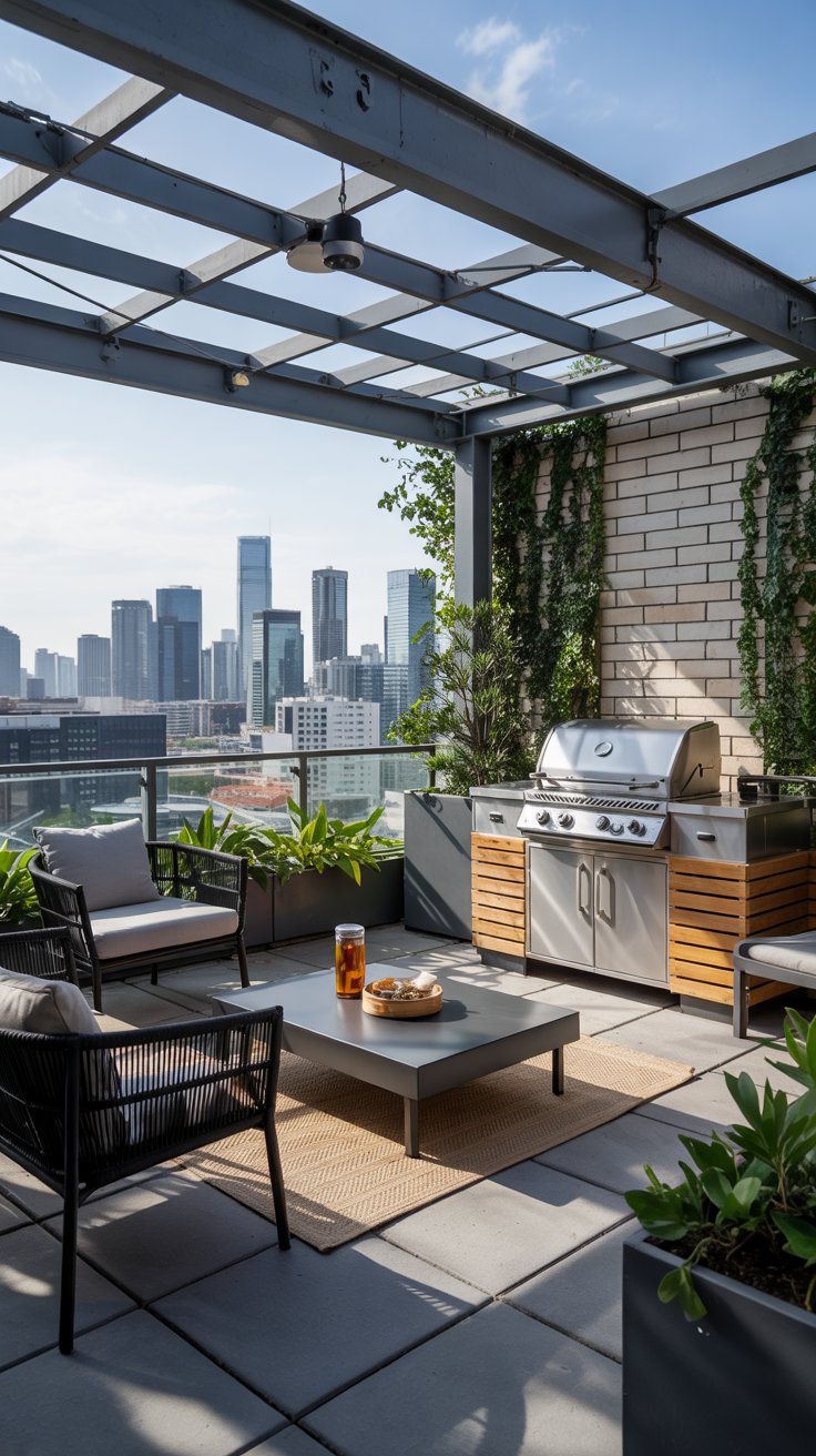 Outdoor BBQ Area with Roof 2026: Top Rooftop & Backyard Grill Design Ideas