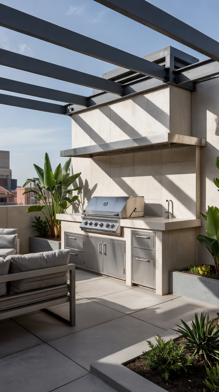 Outdoor BBQ Area with Roof 2026: Top Rooftop & Backyard Grill Design Ideas