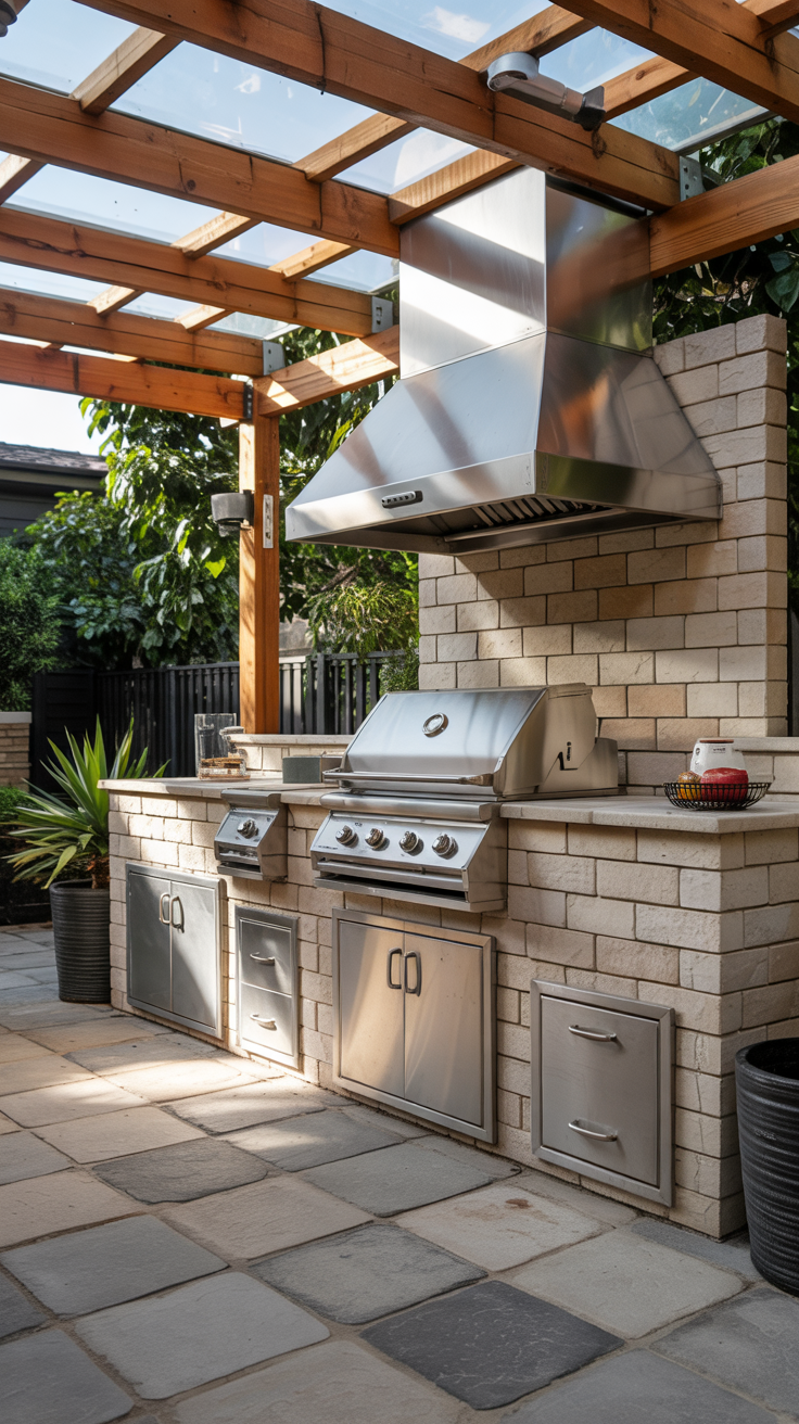 Outdoor BBQ Area with Roof 2026: Top Rooftop & Backyard Grill Design Ideas