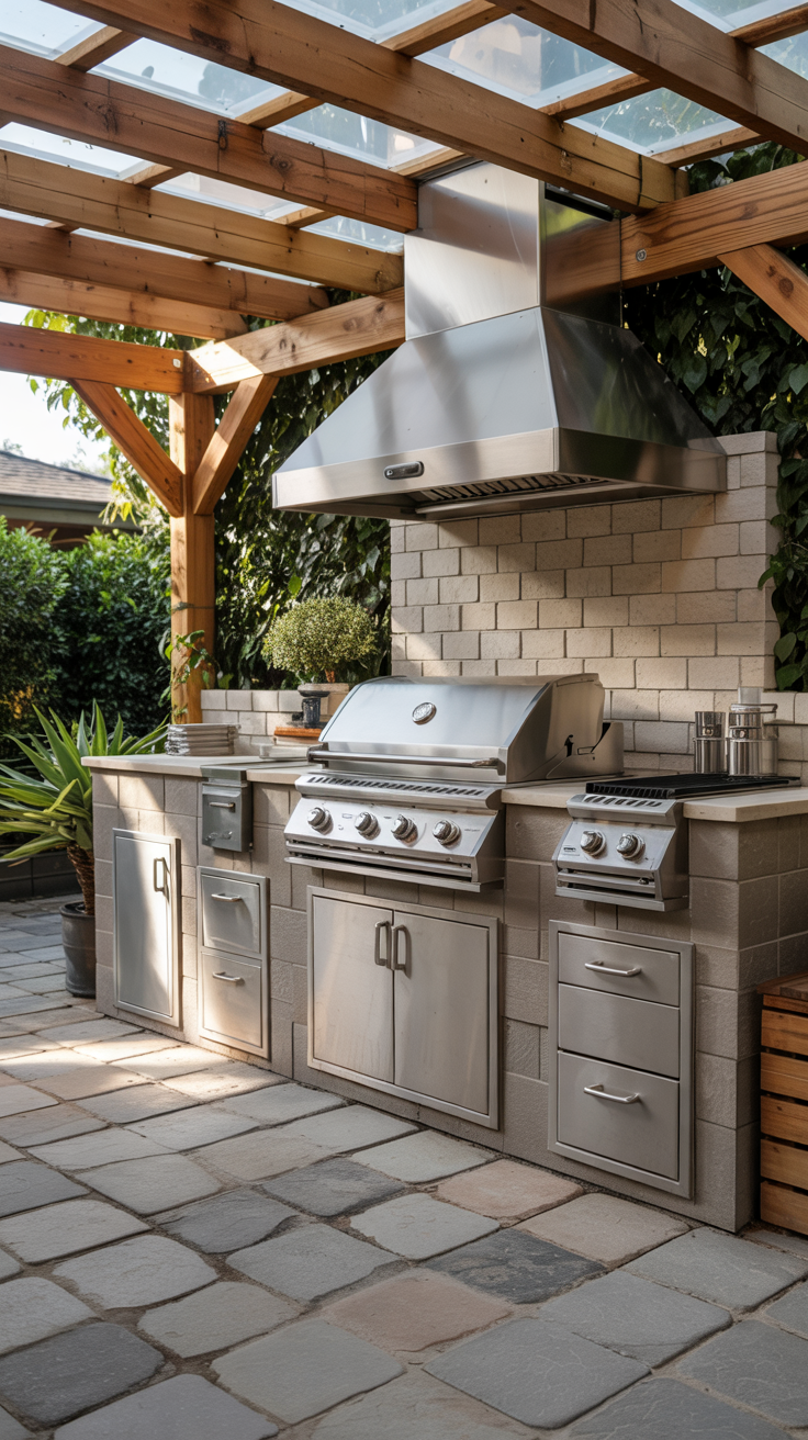 Outdoor BBQ Area with Roof 2026: Top Rooftop & Backyard Grill Design Ideas