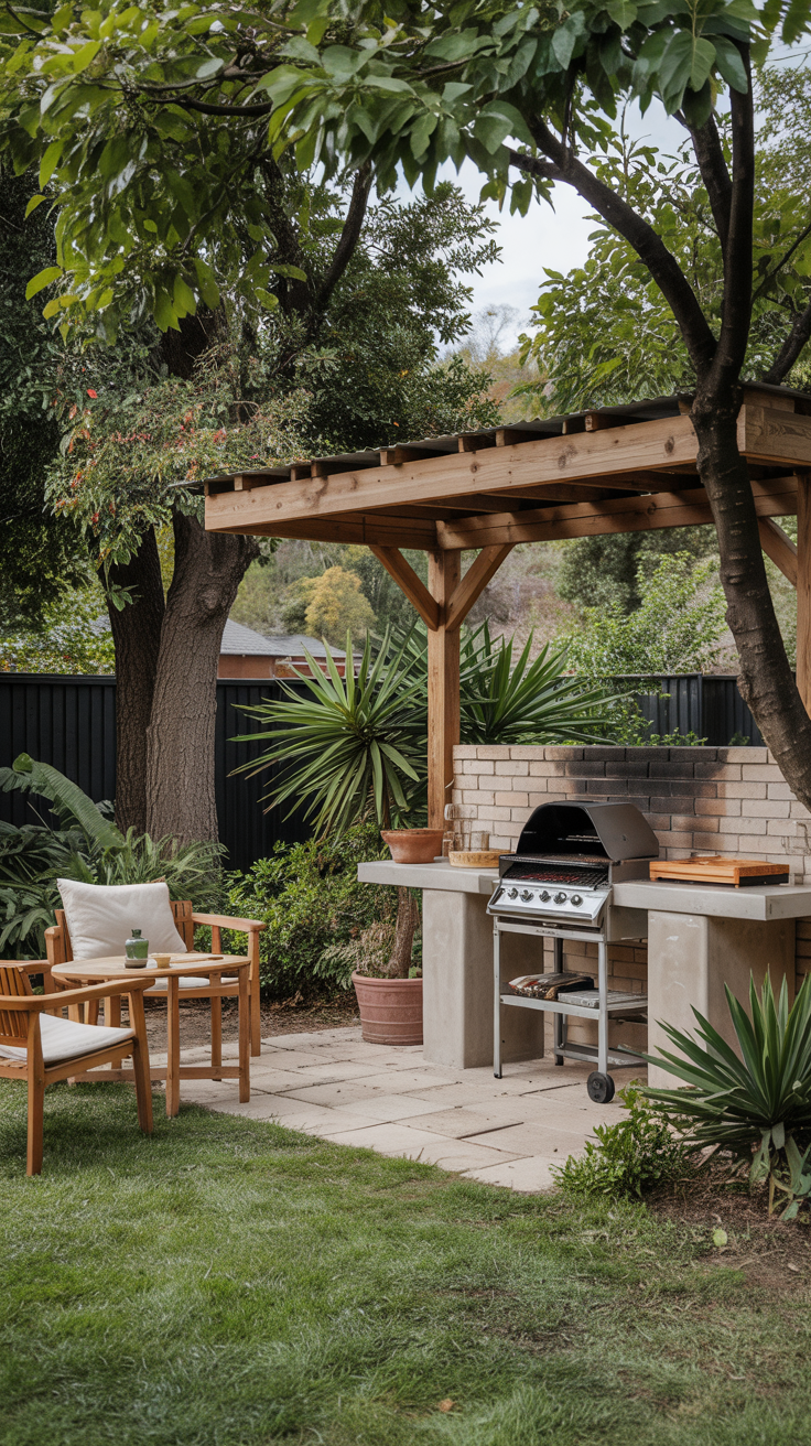 Outdoor BBQ Area with Roof 2026: Top Rooftop & Backyard Grill Design Ideas