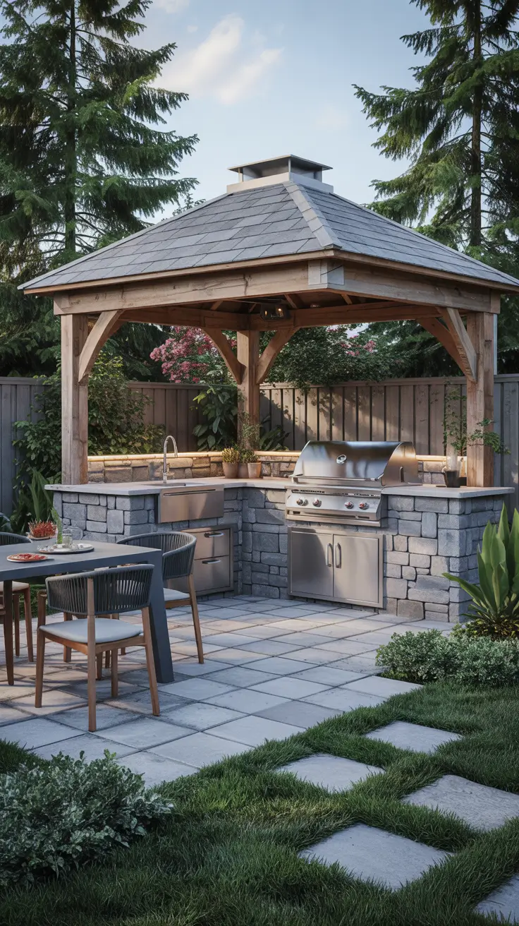 Outdoor Kitchen with a Gazebo 2026: Backyard Ideas, Designs & Covered Patio Inspiration
