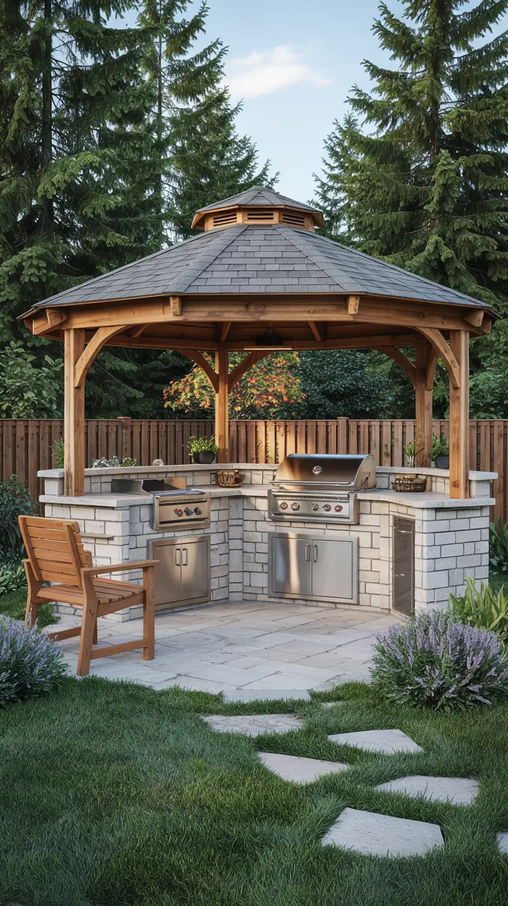 Outdoor Kitchen with a Gazebo 2026: Backyard Ideas, Designs & Covered Patio Inspiration