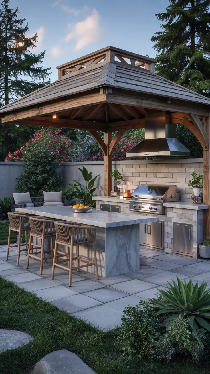 Outdoor Kitchen with a Gazebo 2026: Backyard Ideas, Designs & Covered Patio Inspiration