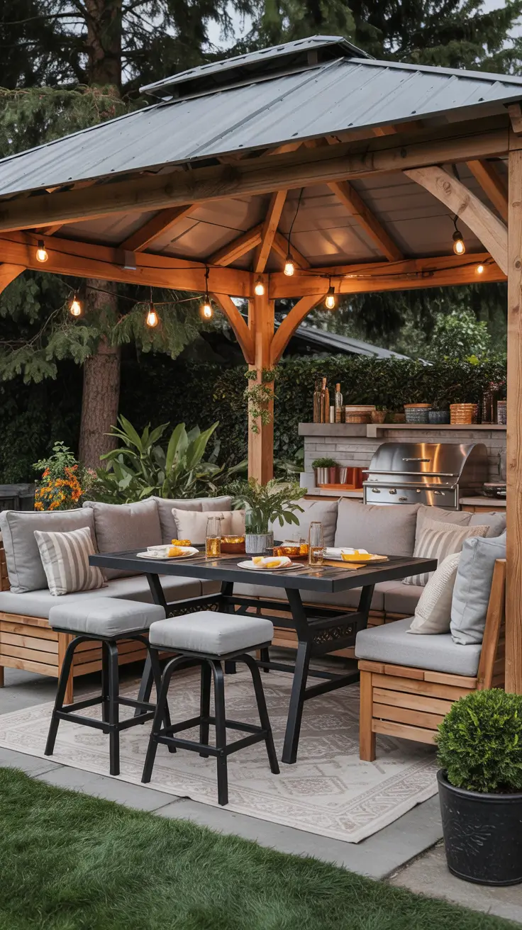 Outdoor Kitchen with a Gazebo 2026: Backyard Ideas, Designs & Covered Patio Inspiration